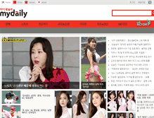 Tablet Screenshot of edit.mydaily.co.kr
